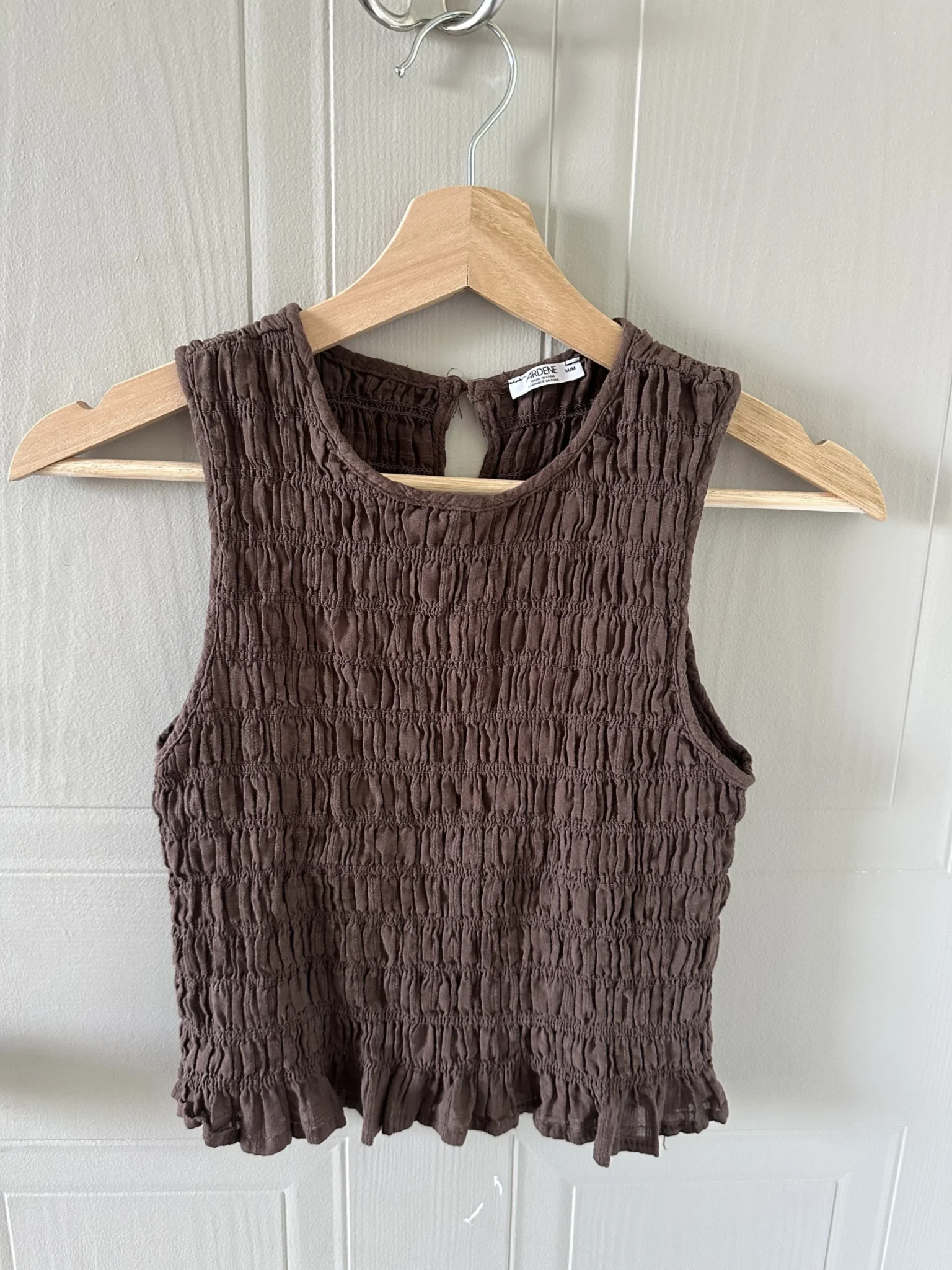 Featured image for Top smocké marron