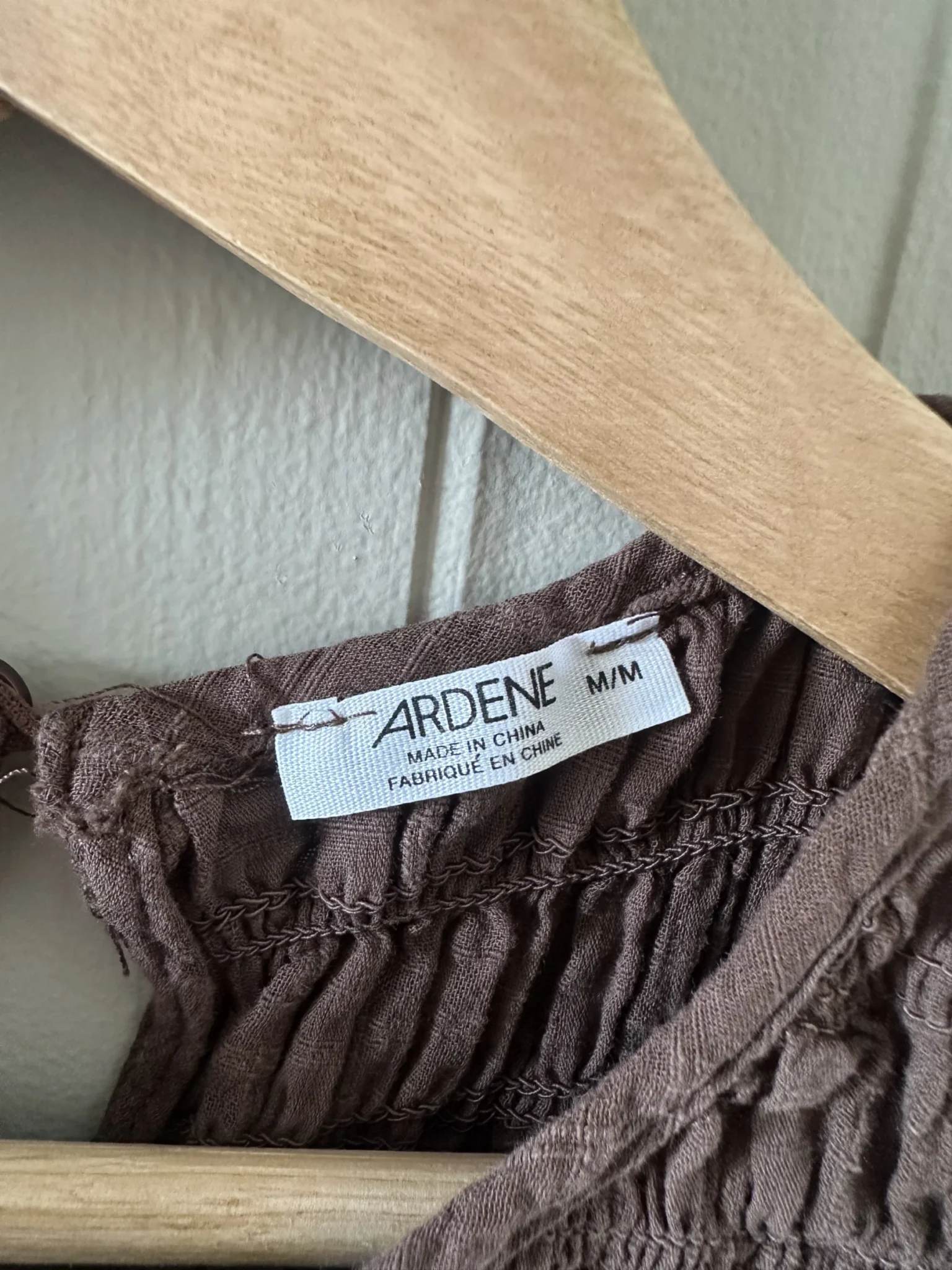 Image for Top smocké marron
