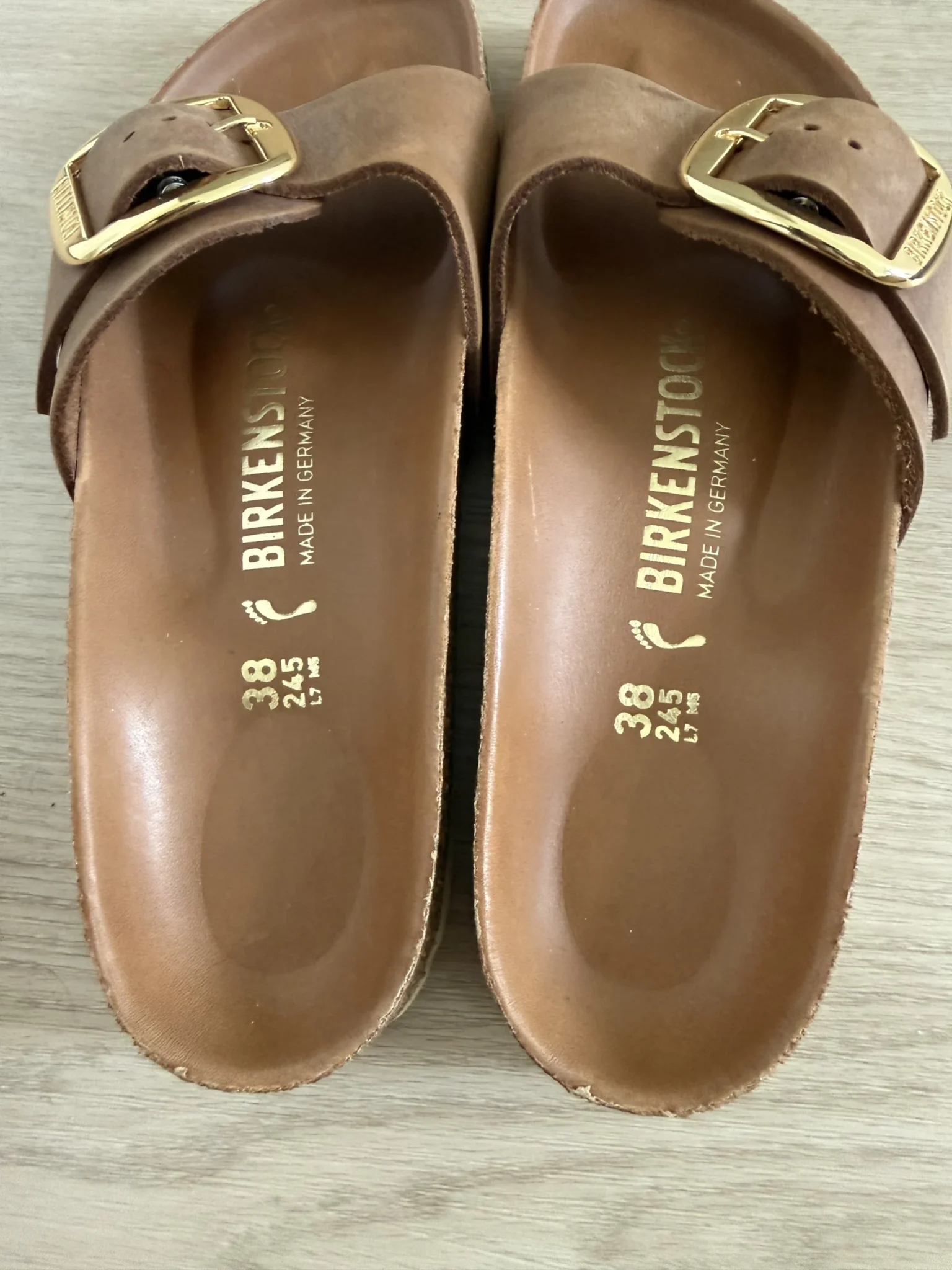 Image for Birkenstock Madrid Big Buckle - Cognac