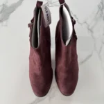 Thumbnail for New ✨ - Burgundy ankle boots