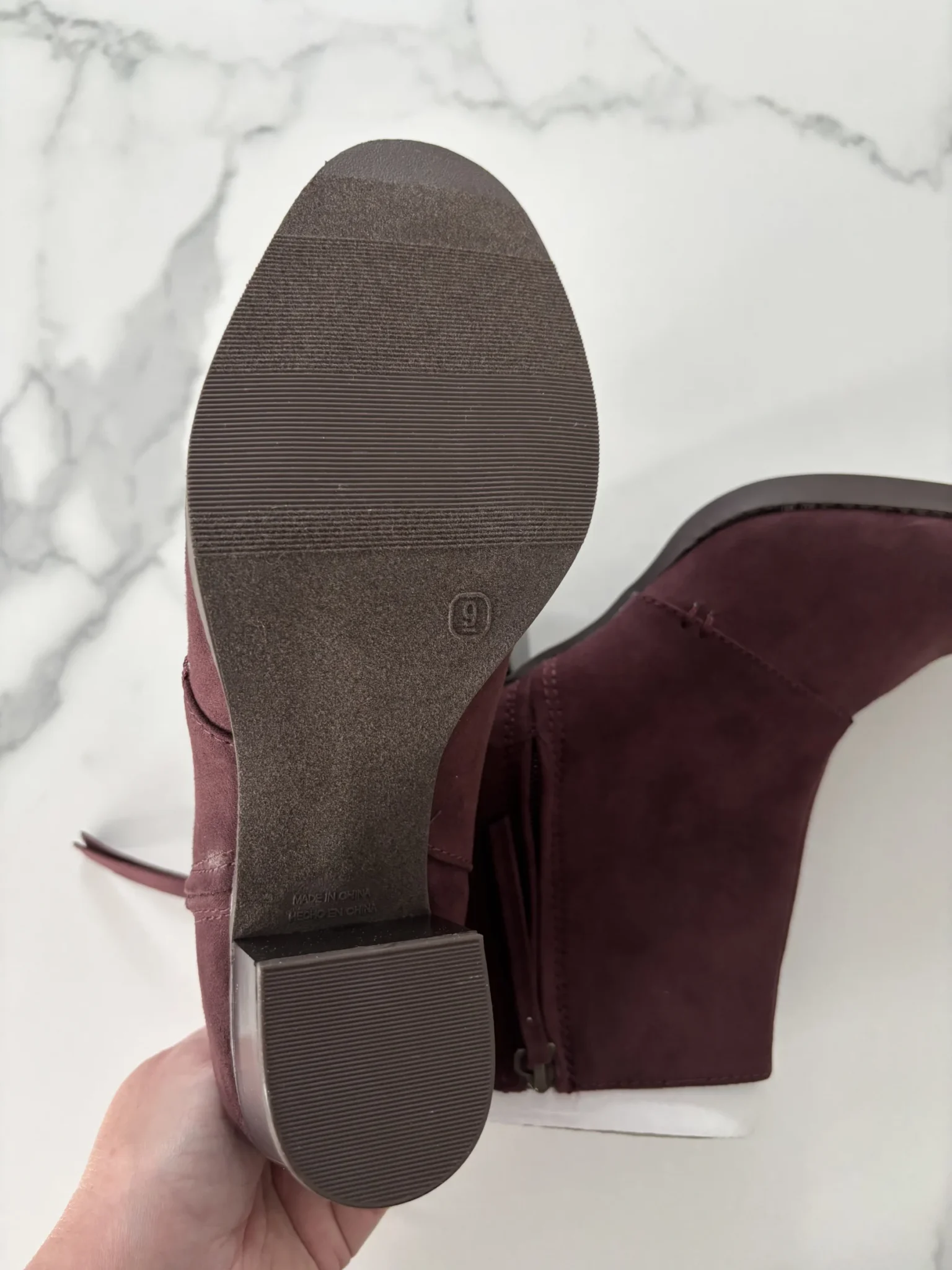 Image for New ✨ - Burgundy ankle boots