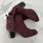 Thumbnail for New ✨ - Burgundy ankle boots
