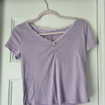 Featured thumbnail for Tshirt mauve dentelle