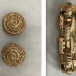 Featured thumbnail for Gold-tone bracelet and clip-on earrings set