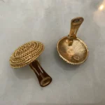 Thumbnail for Gold-tone bracelet and clip-on earrings set