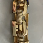 Thumbnail for Gold-tone bracelet and clip-on earrings set