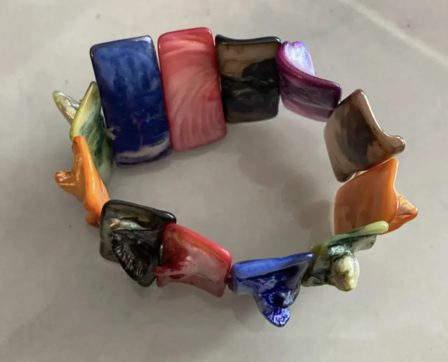Image for A colourful and original bracelet