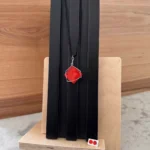 Featured thumbnail for Duo collier et boucles d'oreilles - rouge -