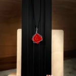 Thumbnail for Duo collier et boucles d'oreilles - rouge -
