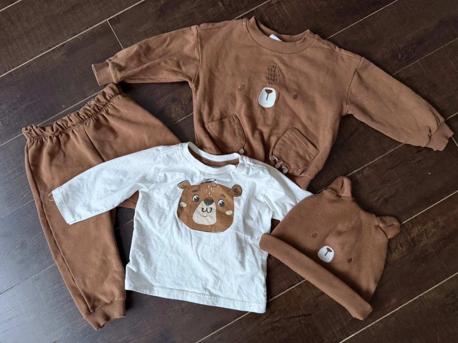 Featured image for Ensemble bébé ourson 4 items 12mois