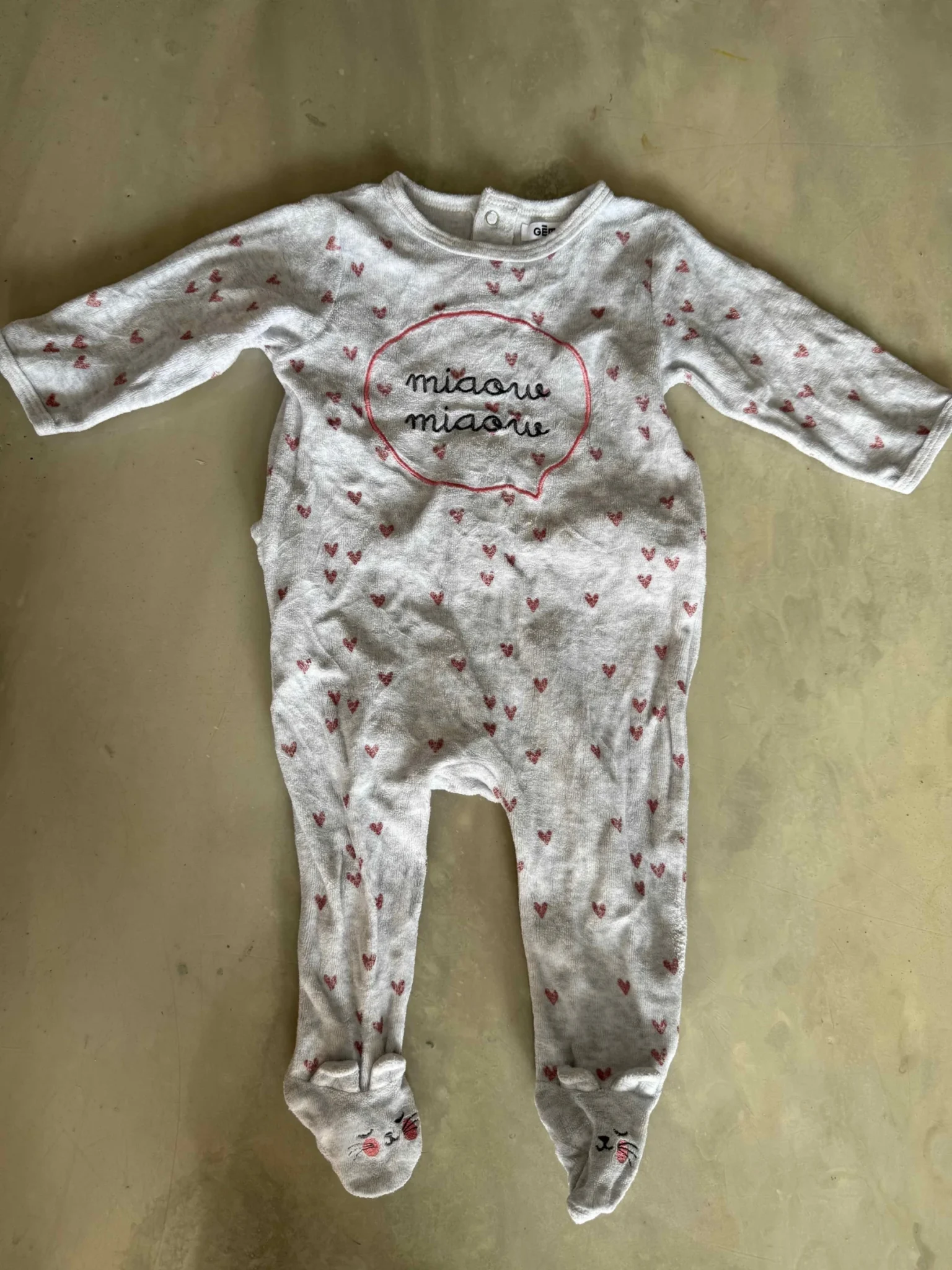 Image for 6 pyjamas d'hiver 9mois bébé fille