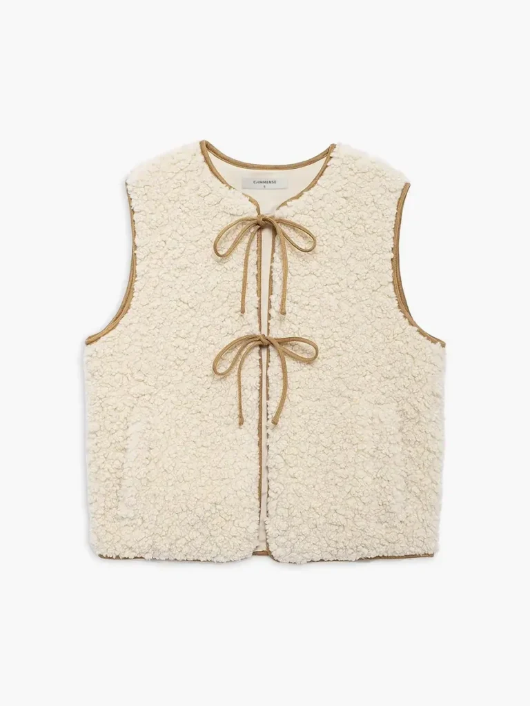 Featured image for Veste en sherpa Commense avec lacet sur le devant