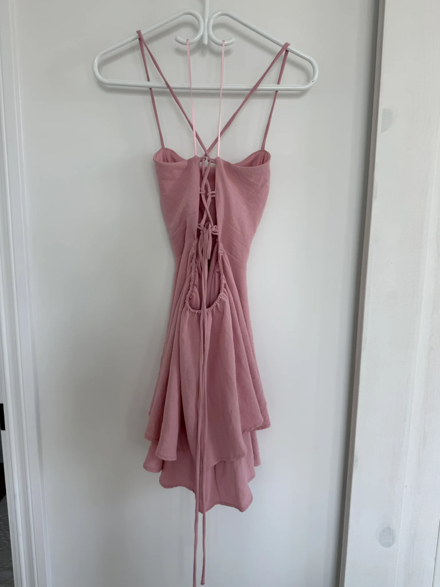 Image for Robe courte rose