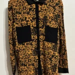 Featured thumbnail for Chemise fleuri orange - Grob - L