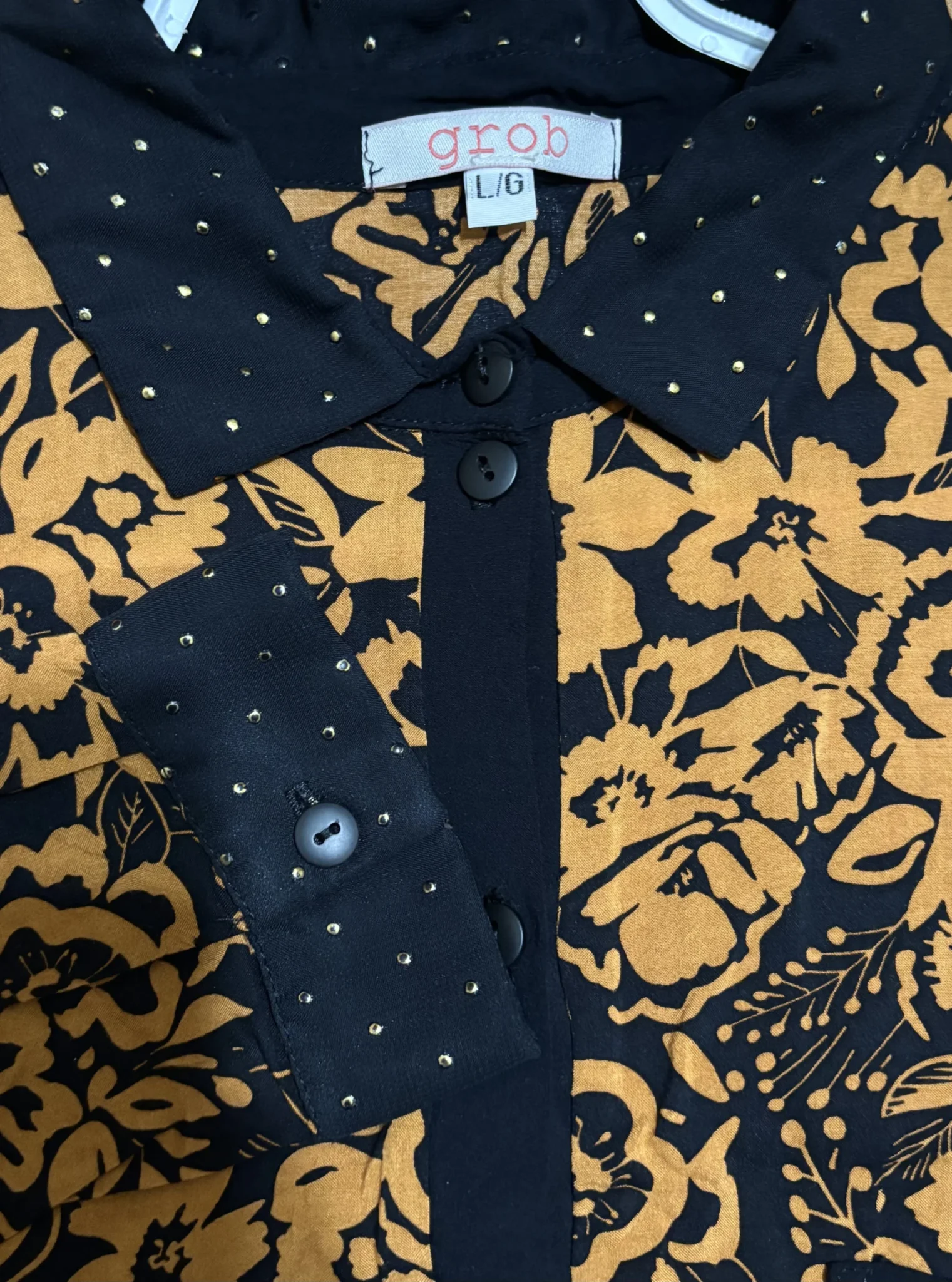 Image for Chemise fleuri orange - Grob - L
