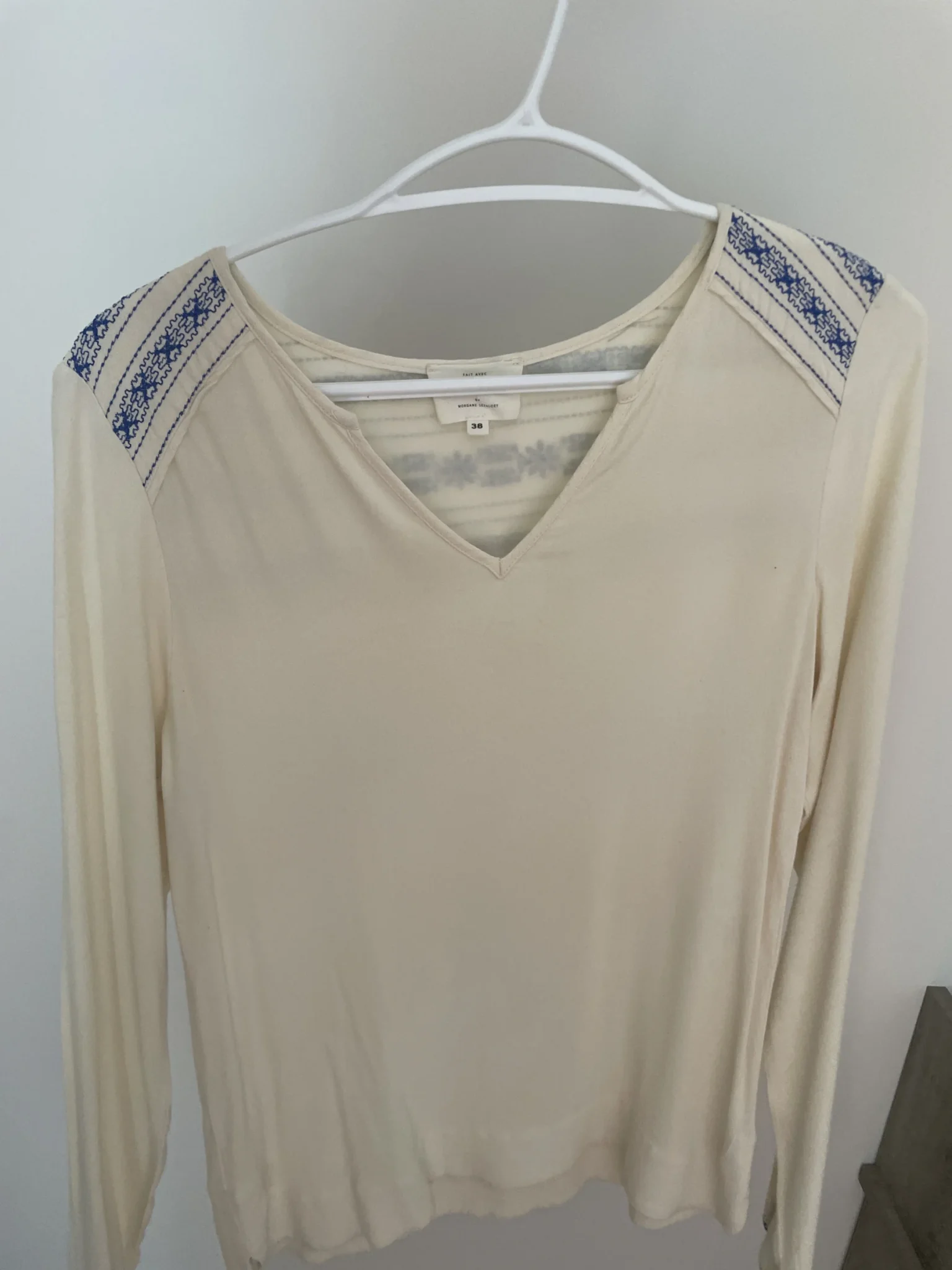 Image for Blouse Sézane brodée