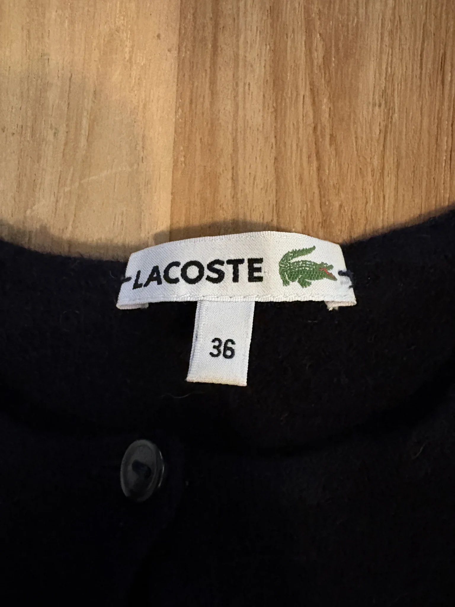 Image for Lacoste – dark navy blue cardigan for children