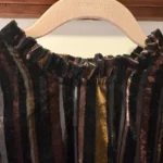 Thumbnail for Part Two Copenhagen - blouse Nara en velours rayé