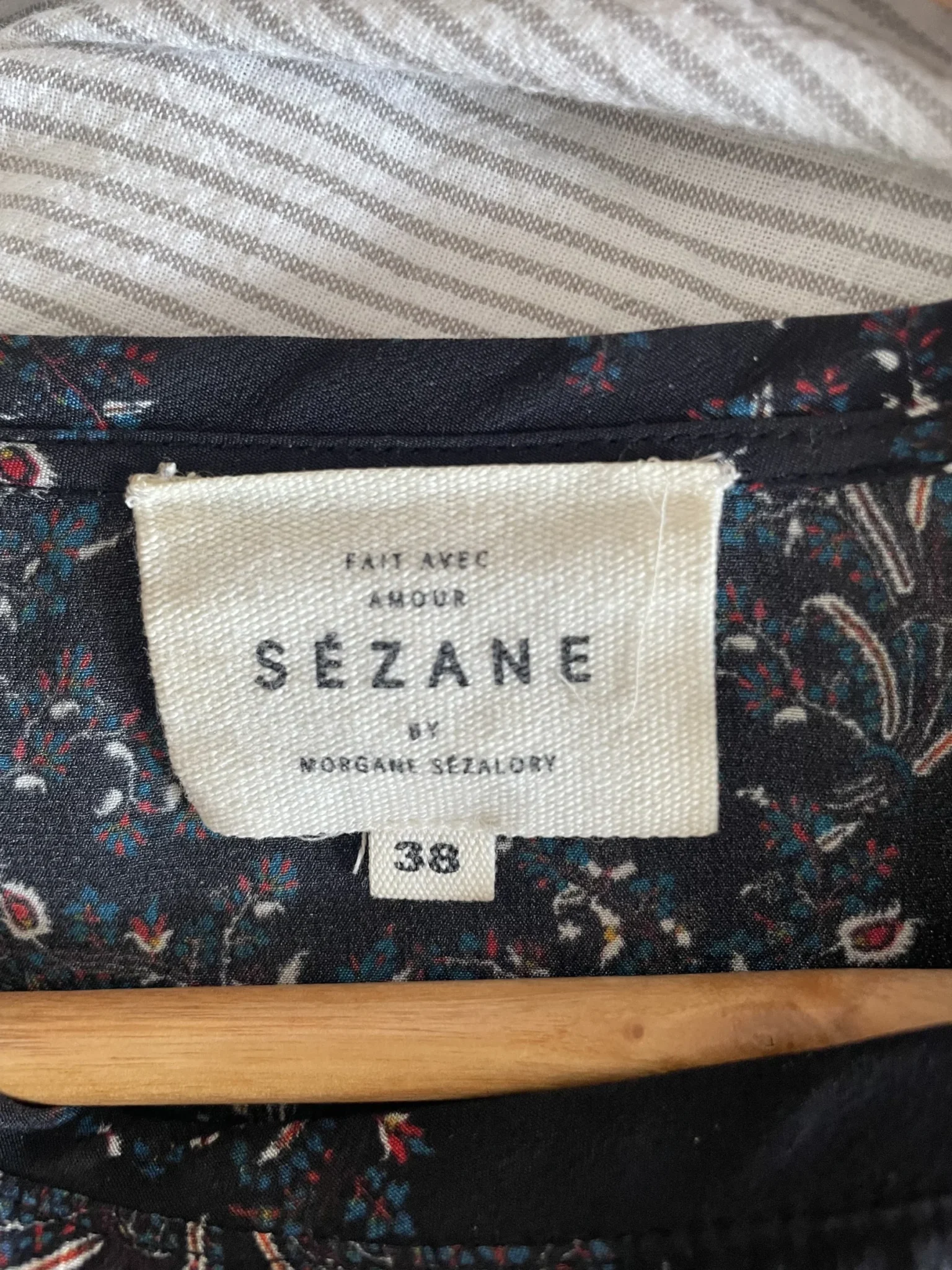 Image for Blouse Sézane motif cachemire