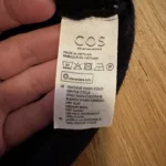 Thumbnail for Cos –  navy blue 100% wool jumper.