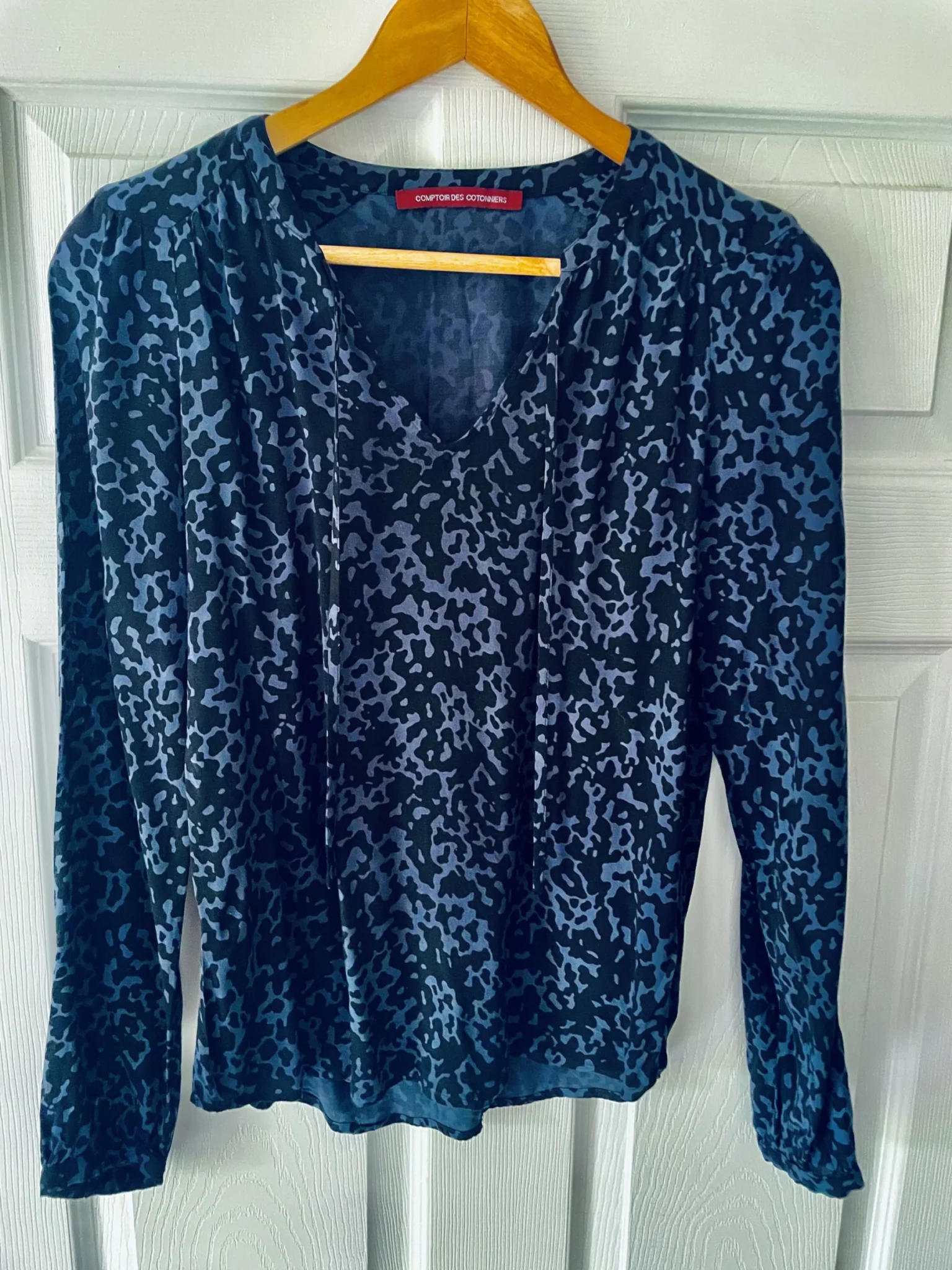 Featured image for Blouse à imprimé léopard
