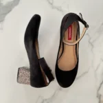 Featured thumbnail for Shiny block-heel pumps