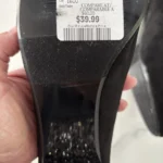 Thumbnail for Shiny block-heel pumps