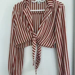 Featured thumbnail for Blouse courte à nouer