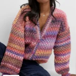 Thumbnail for Cardigan multicolore