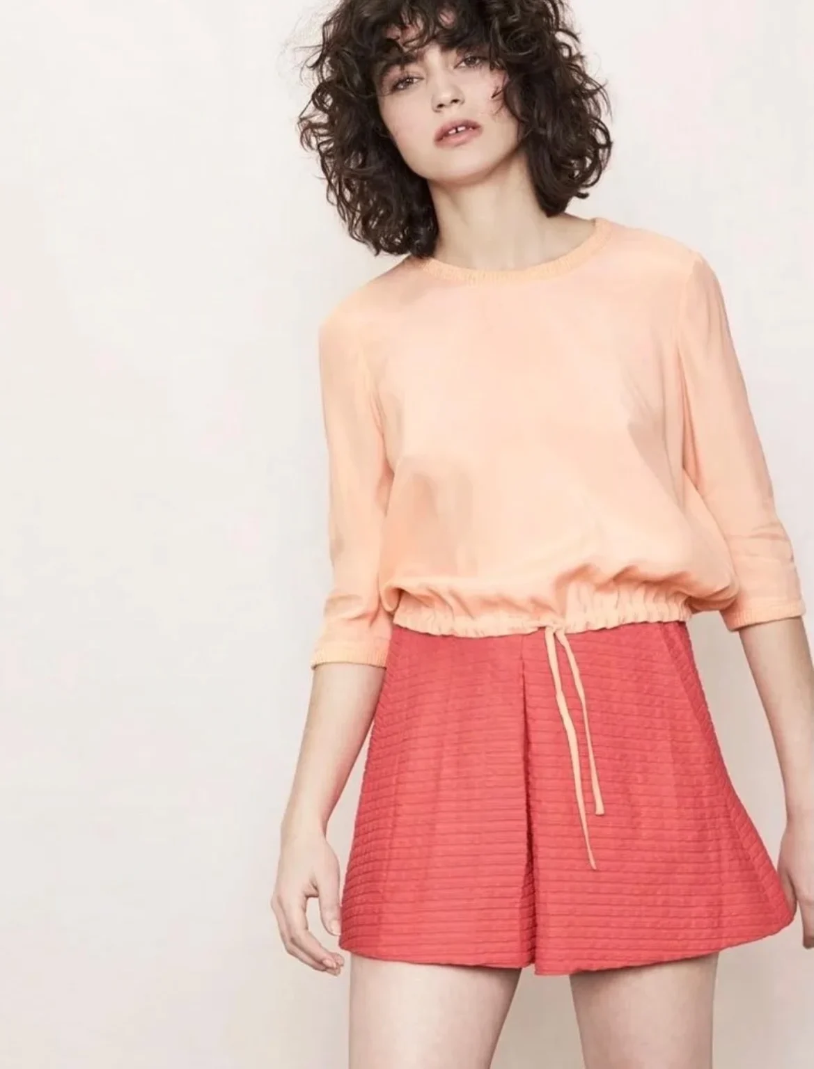 Image for ♥️MAJE peach-coloured blouse