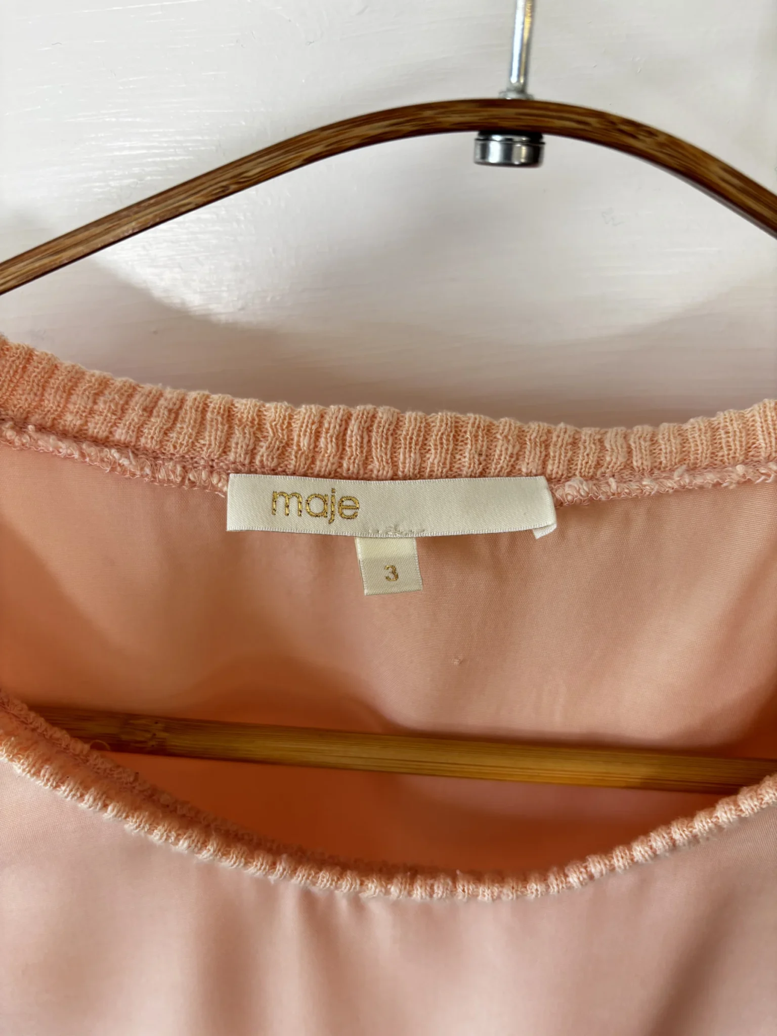 Image for ♥️MAJE peach-coloured blouse