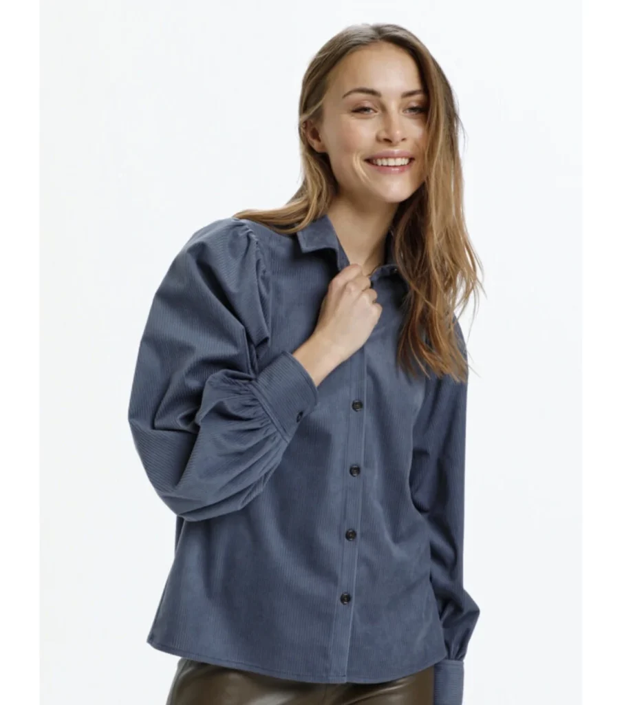 Image for ♥️SOAKED fine corduroy blouse