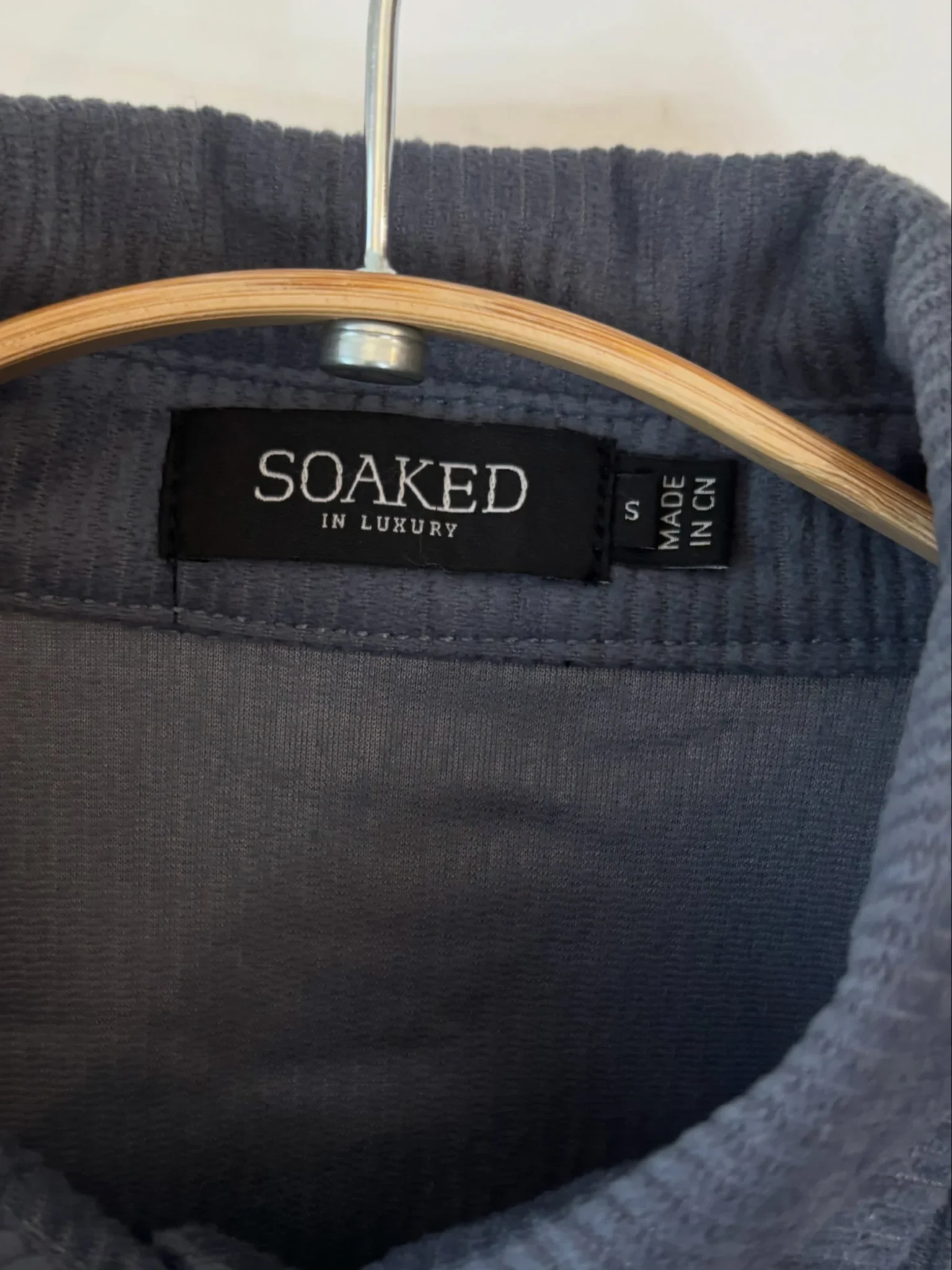 Image for ♥️SOAKED fine corduroy blouse
