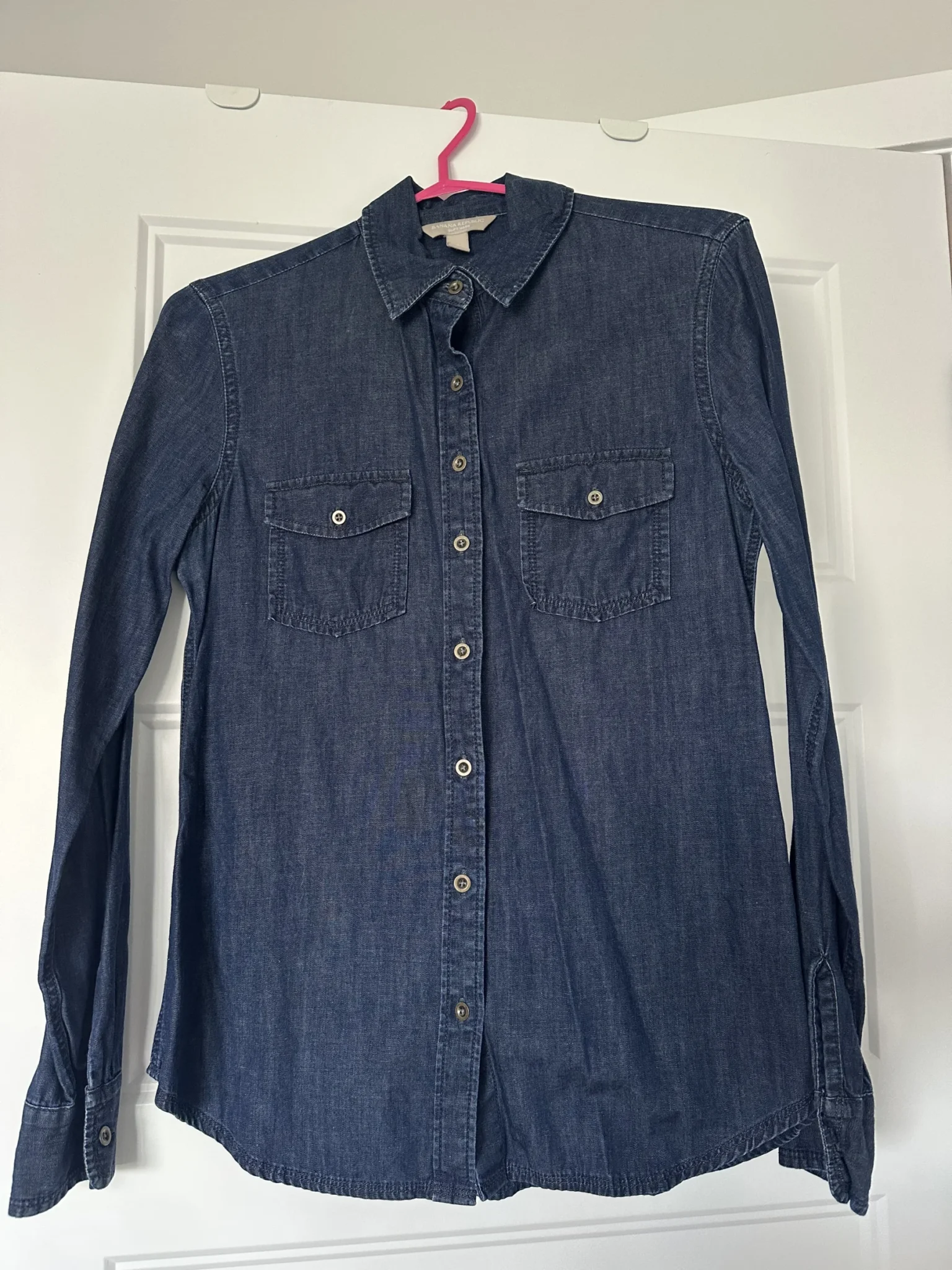 Featured image for Chemise effet jeans