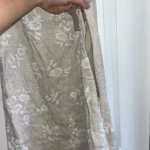 Thumbnail for Robe Abercrombie et Fitch en lin brodée avec col en V