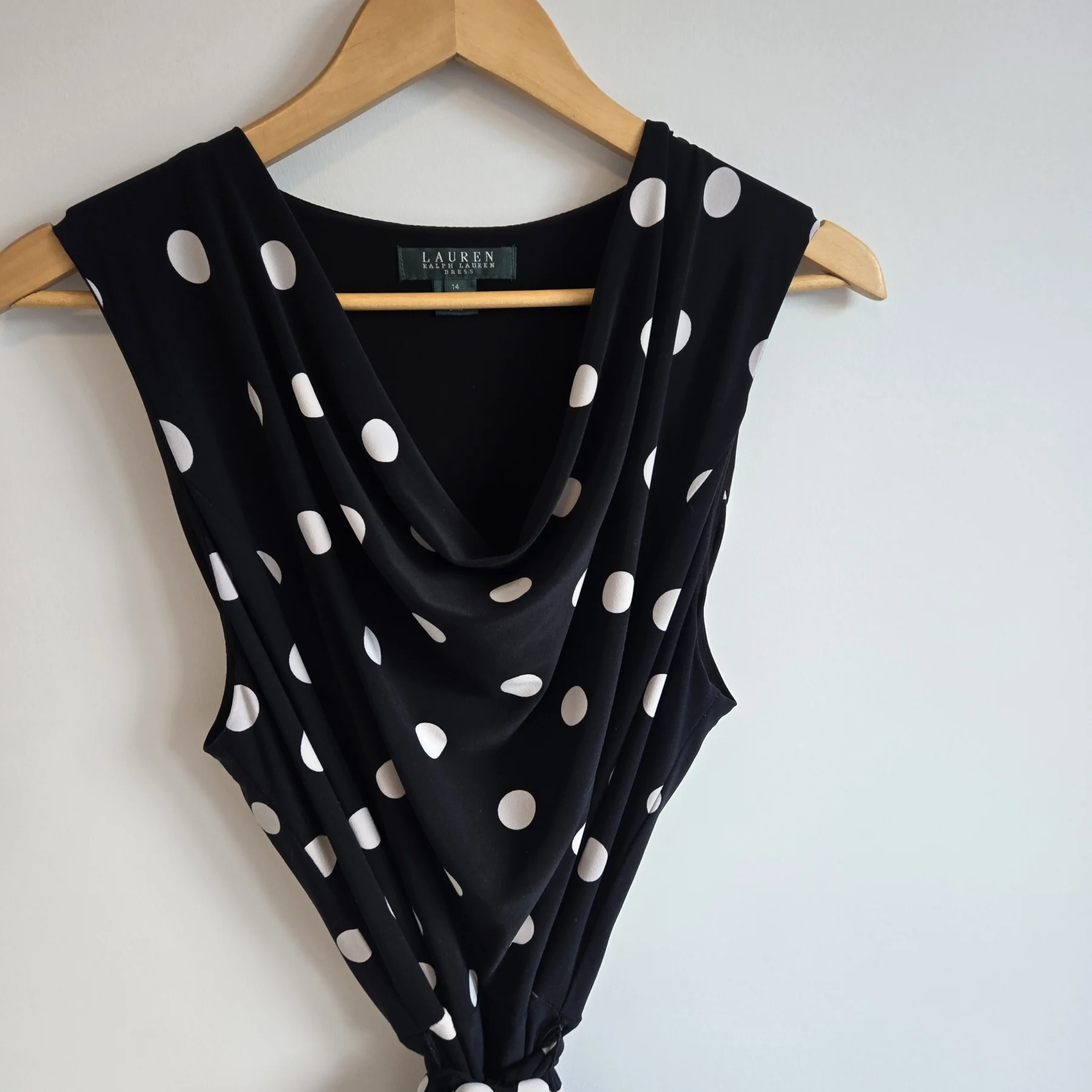 Superbe Robe fluide à motifs pois de la marque Ralph Lauren Ralph Lauren seconde main