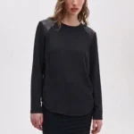 Thumbnail for Blouse Rag and Bone taille XS en cuir et soie noir