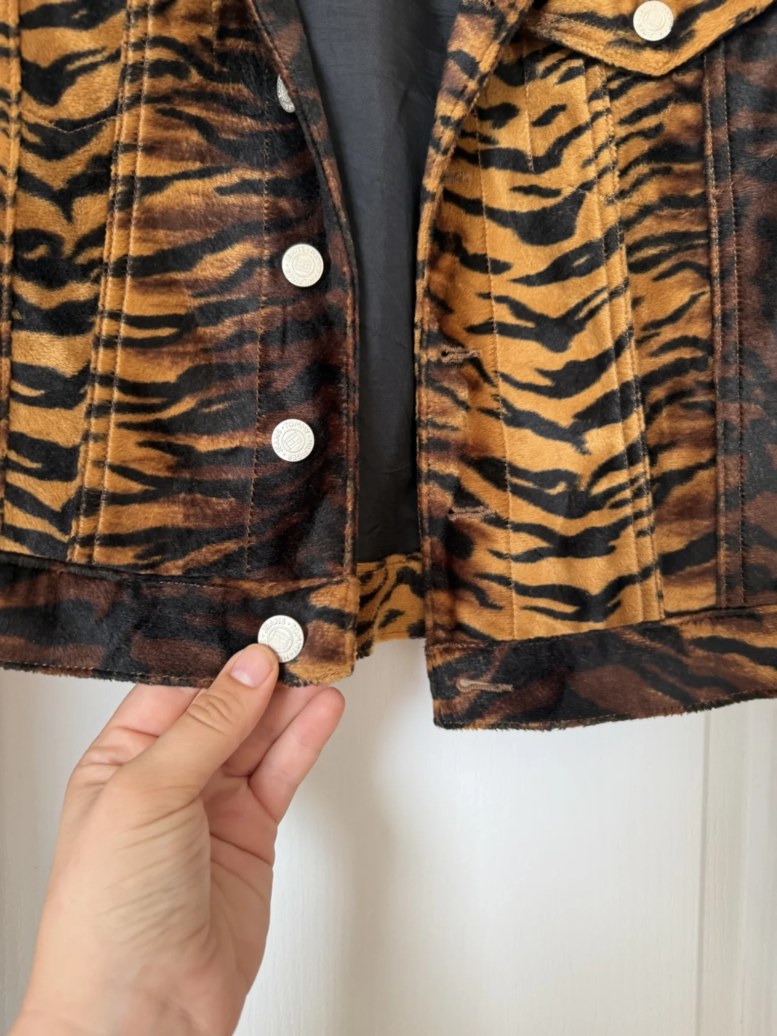 Image for Veste Tommy Hilfiger taille L motif tigré