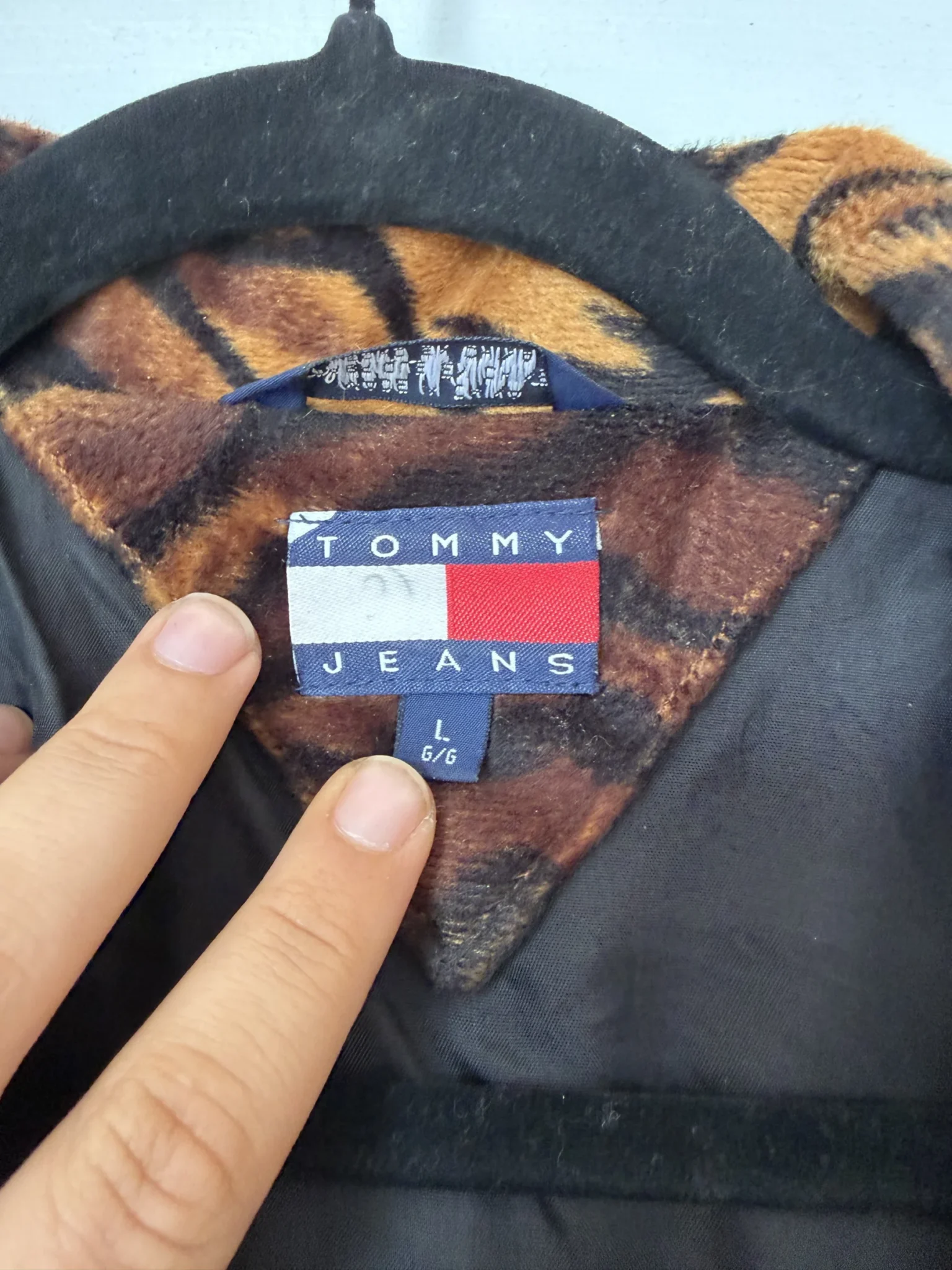 Image for Veste Tommy Hilfiger taille L motif tigré