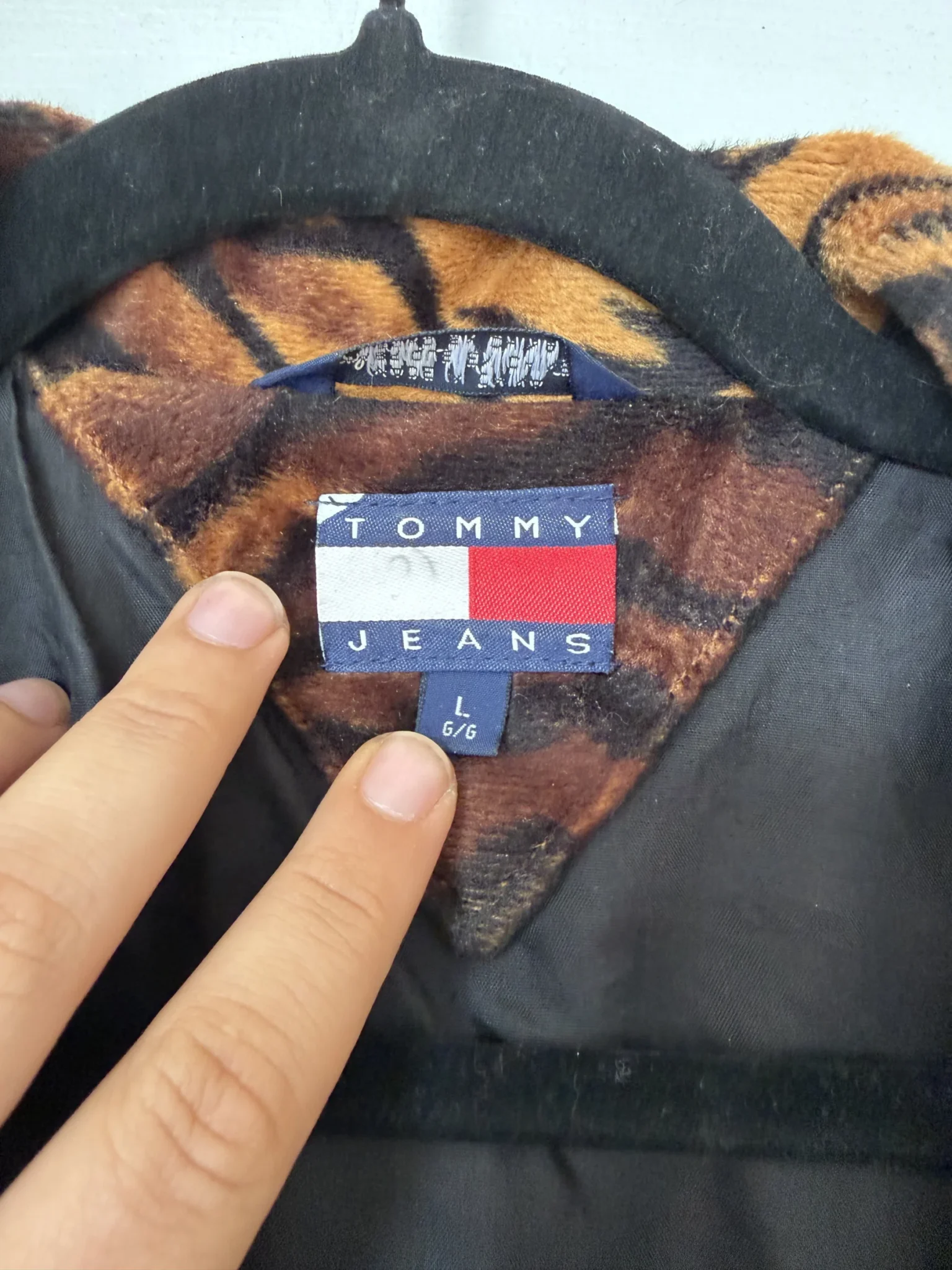 Image for Veste Tommy Hilfiger taille L motif tigré