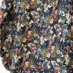 Thumbnail for Blouse Gérald Darel taille 38 fleuris bleu marine
