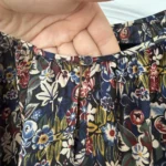 Thumbnail for Blouse Gérald Darel taille 38 fleuris bleu marine