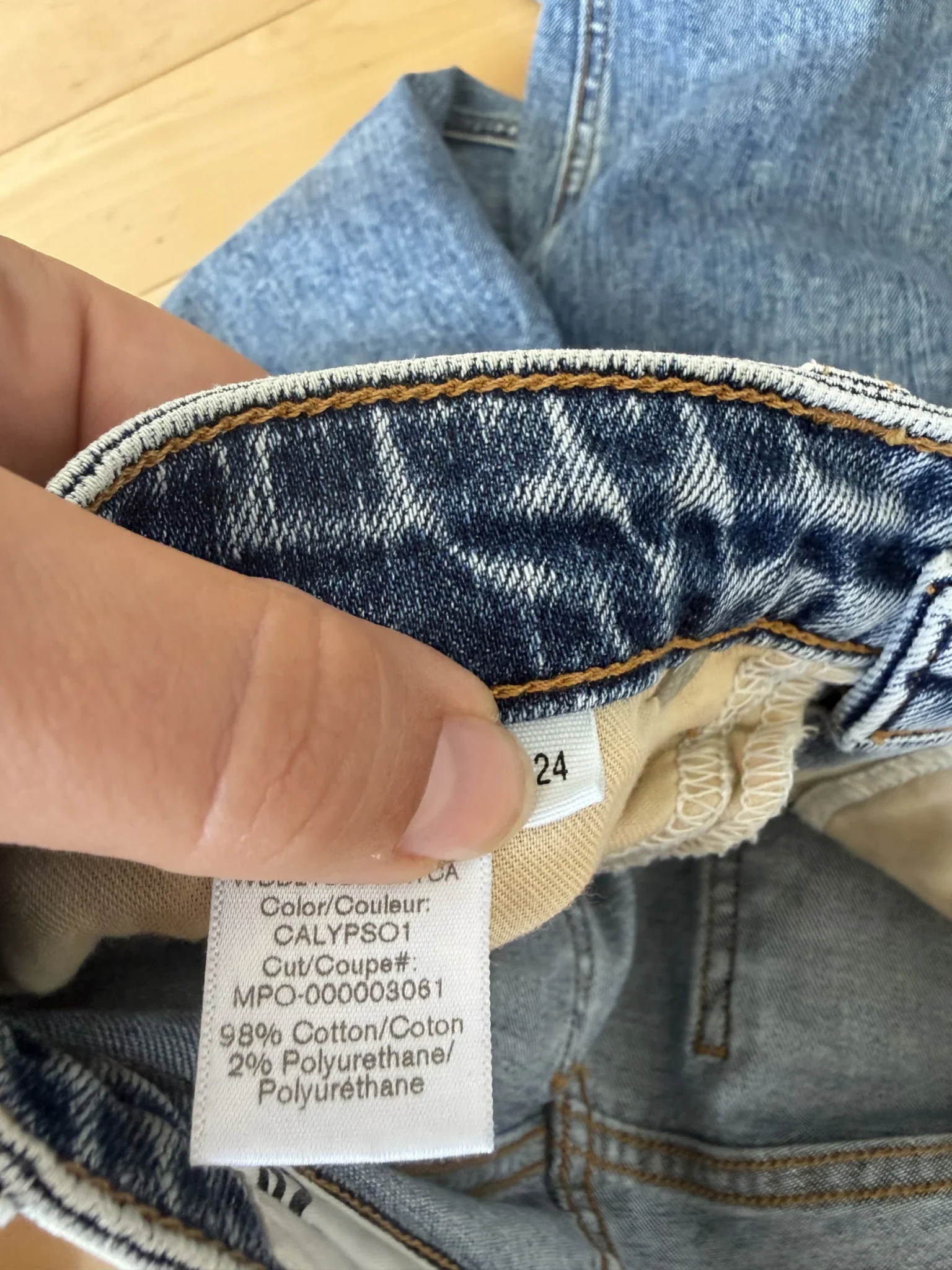 Image for Jean Rag and Bone taille 24 modèle Nina High Rise Ankle cigarette