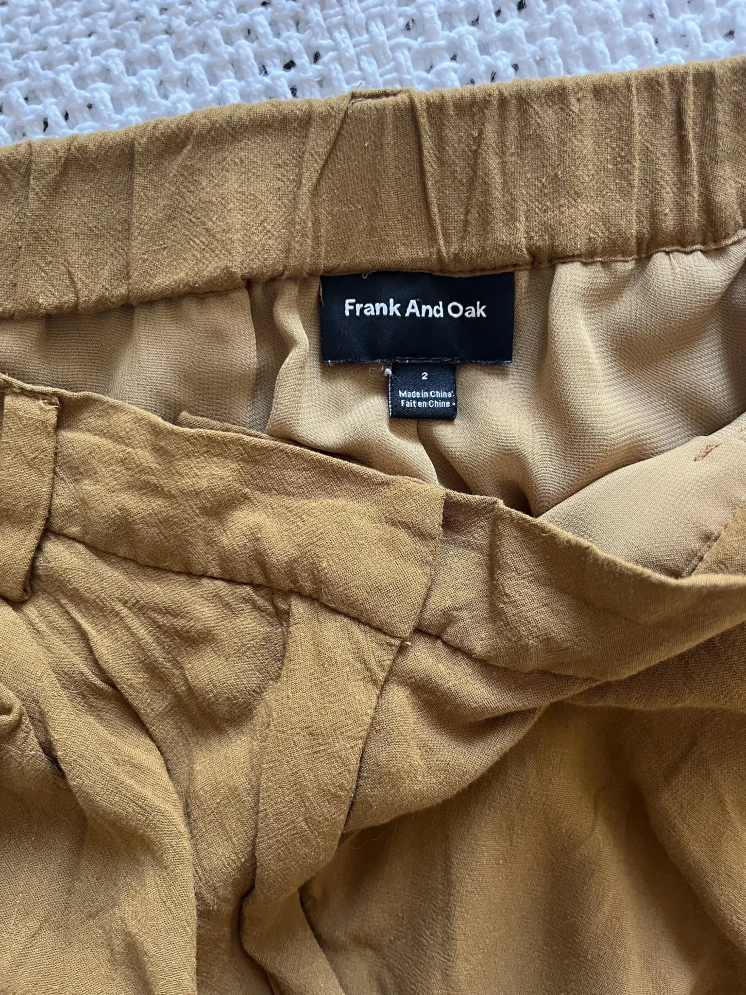 Image for Shorts mélange de lin Frank and Oak