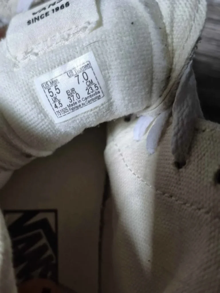 Image for Vans shoes