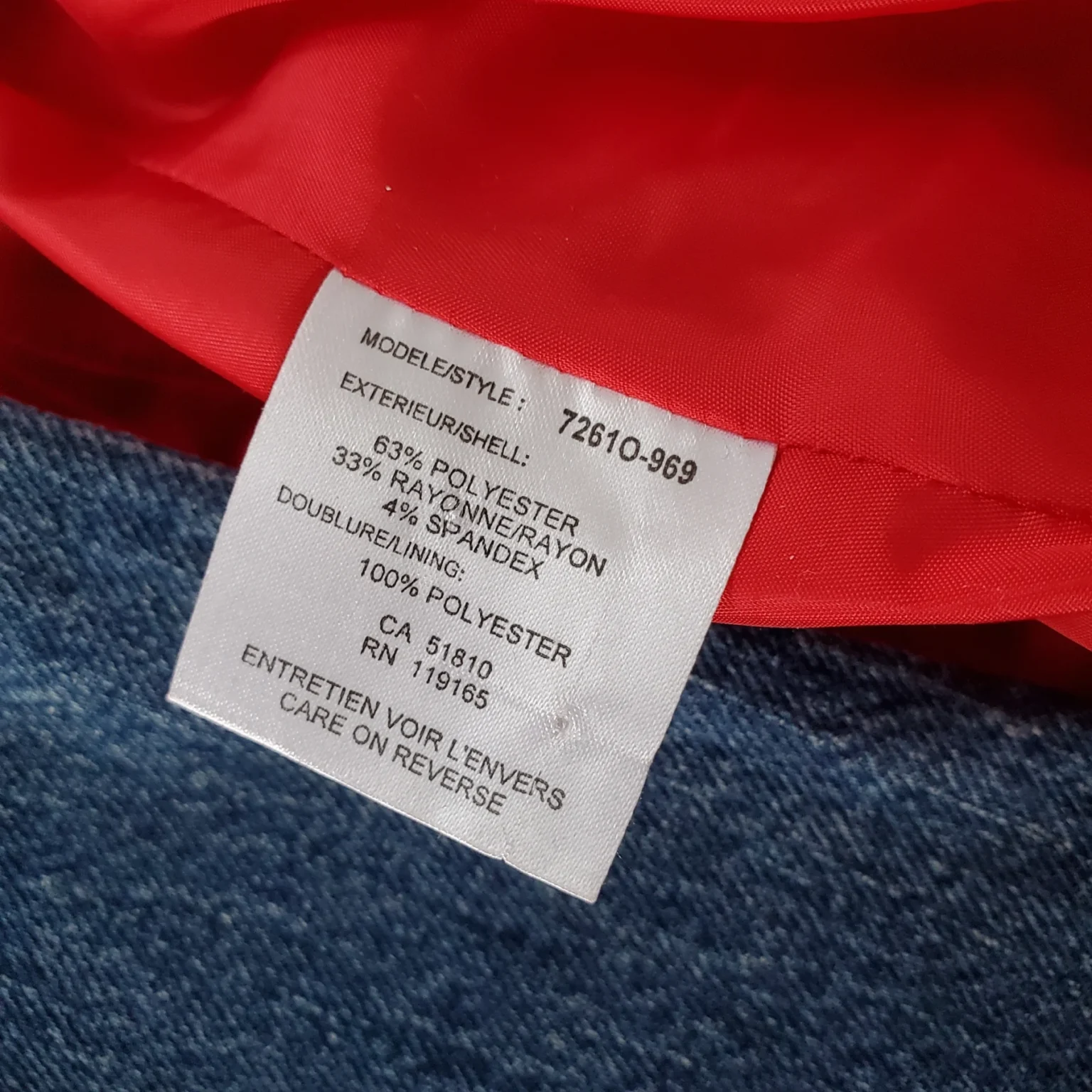 Image for Red blazer