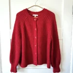 Featured thumbnail for ♥️Cardigan rouge MAISON D’AMÉLIE