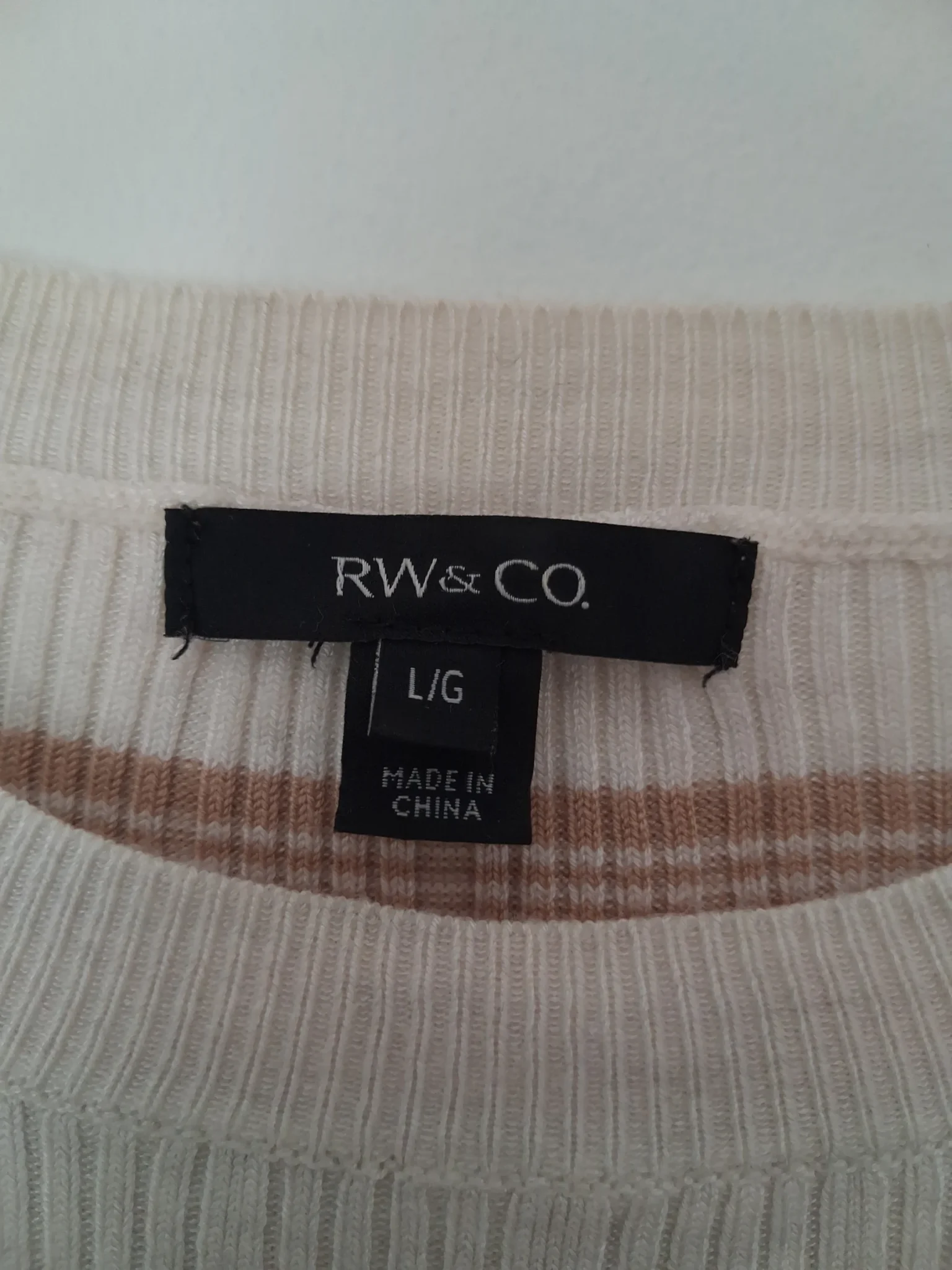 Image for Camisole RW et Co rayée