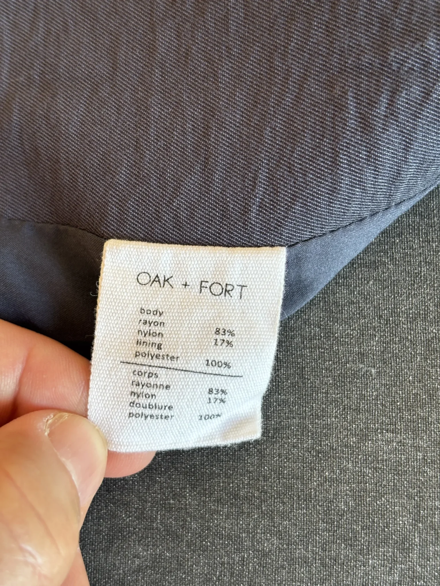 Image for ♥️OAK + FORT flowing long coat