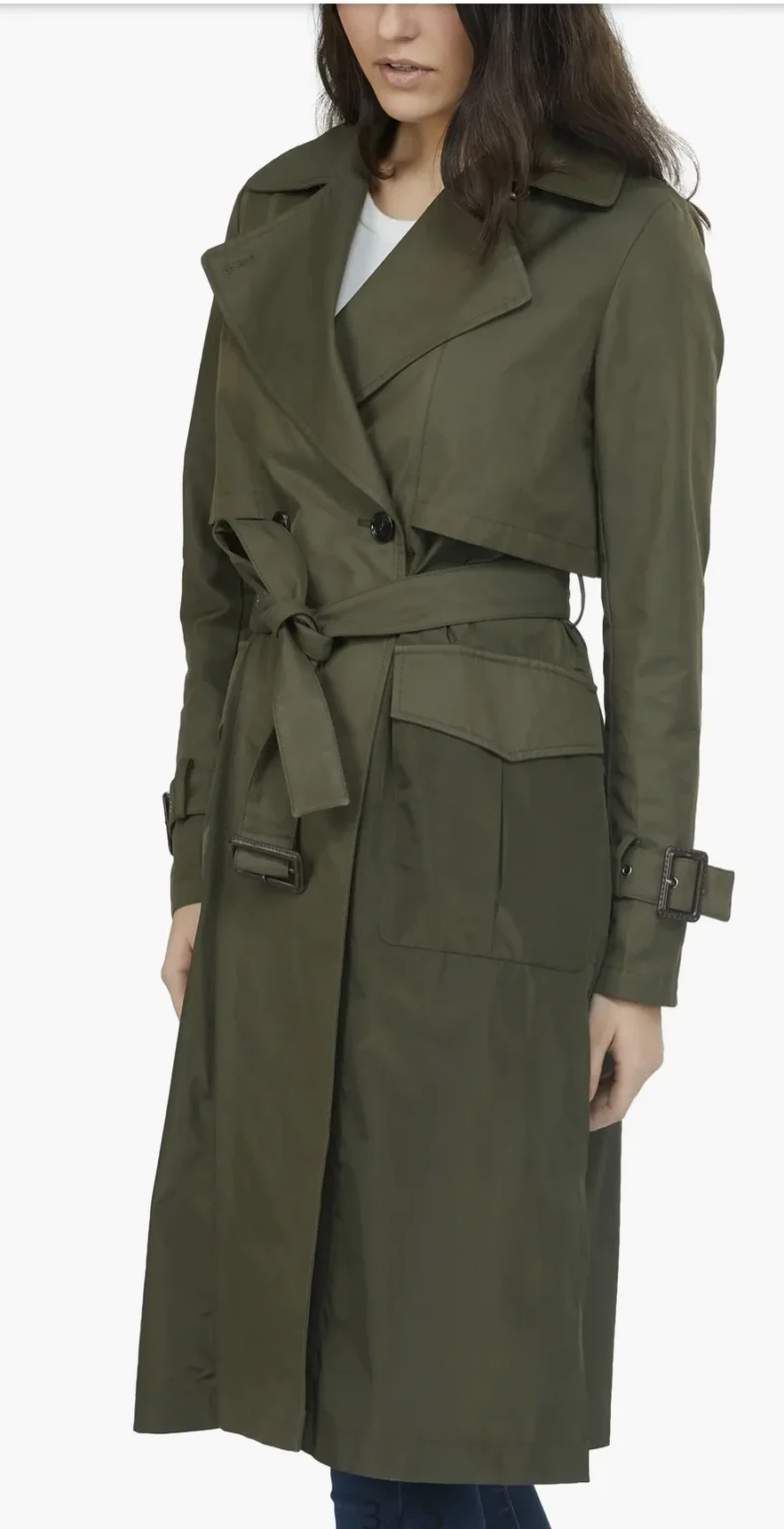 Image for ♥️NVLT khaki trench coat